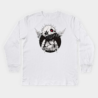 sad angel doll Kids Long Sleeve T-Shirt